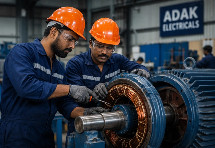 Adak Electricals Industrial Motor Repair and Workshop